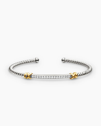 David Yurman Petite Helena Classic Cable Station Bracelet David Yurman Women’s