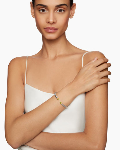 David Yurman Classic Cable Bracelet in Sterling Silver with 14K Yellow Gold, 5mm David Yurman Women’s