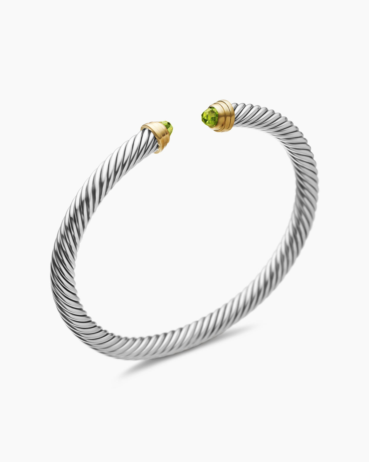 David Yurman Classic Cable Bracelet in Sterling Silver with 14K Yellow Gold, 5mm David Yurman Women’s