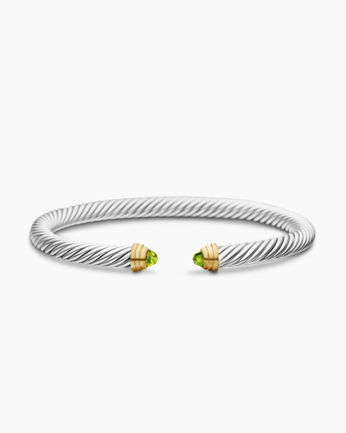 David Yurman Classic Cable Bracelet in Sterling Silver with 14K Yellow Gold, 5mm David Yurman Women’s