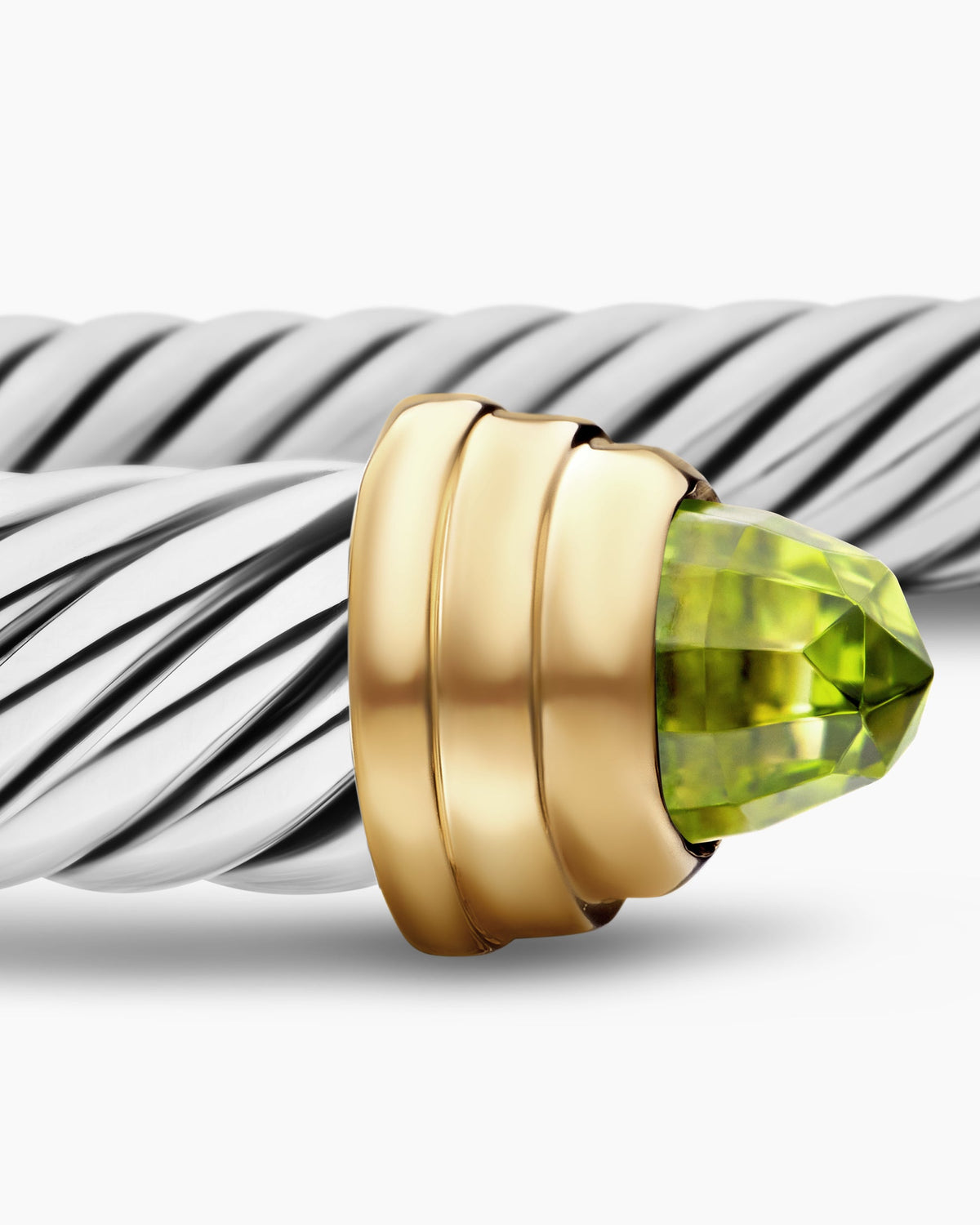David Yurman Classic Cable Bracelet in Sterling Silver with 14K Yellow Gold, 5mm David Yurman Women’s