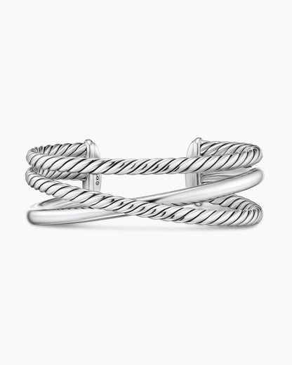 David Yurman Bold Crossover Three Row Cuff Bracelet David Yurman Women’s