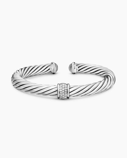 David Yurman Classic Cable Station Bracelet David Yurman Women’s