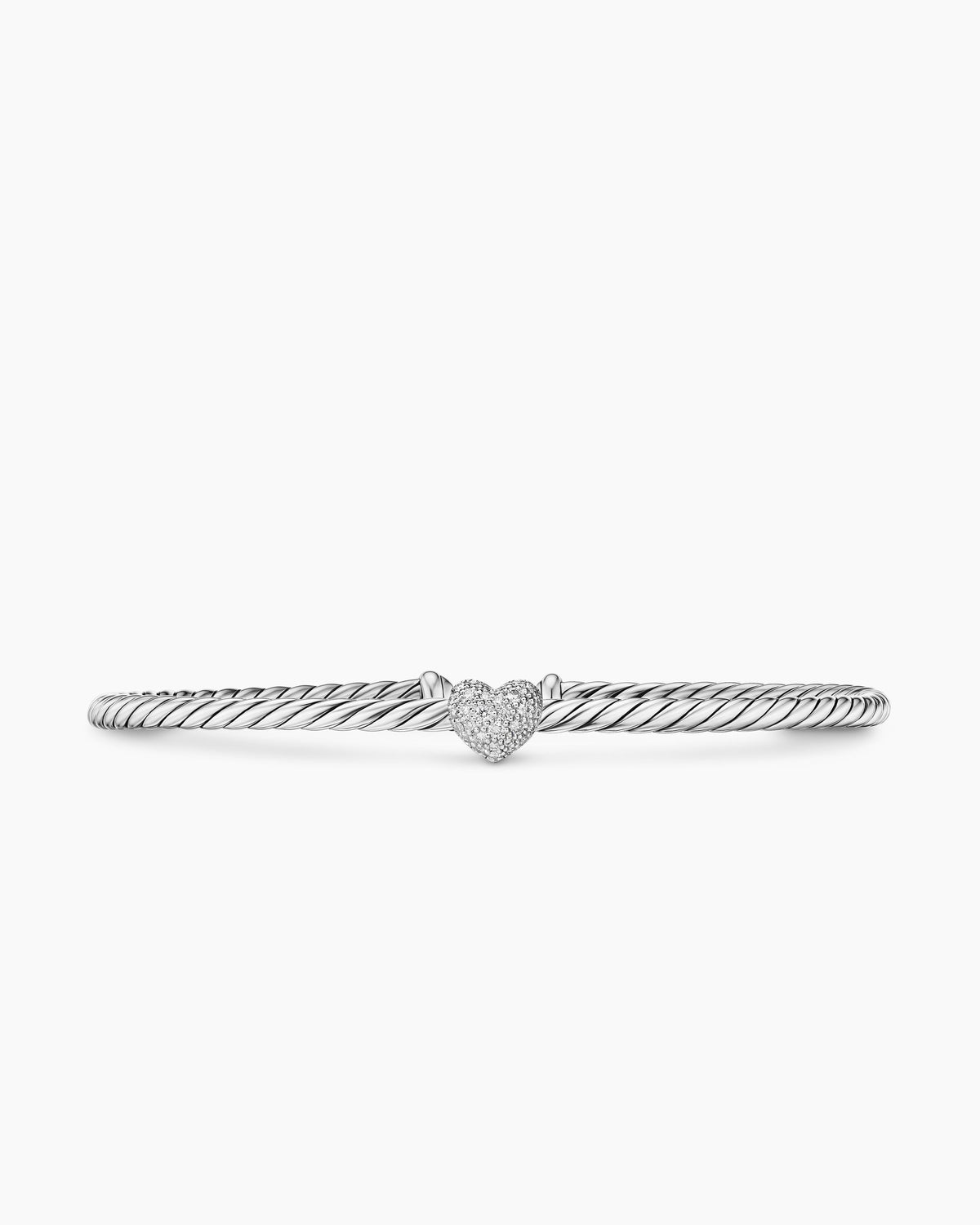 David Yurman Micro Cable Flex Heart Station Bracelet David Yurman Women’s