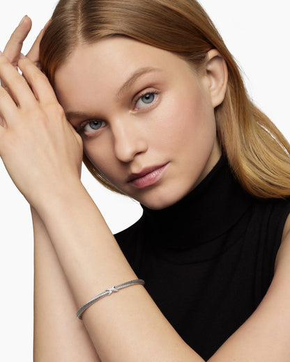 David Yurman X Classic Cable Station Bracelet David Yurman Women’s