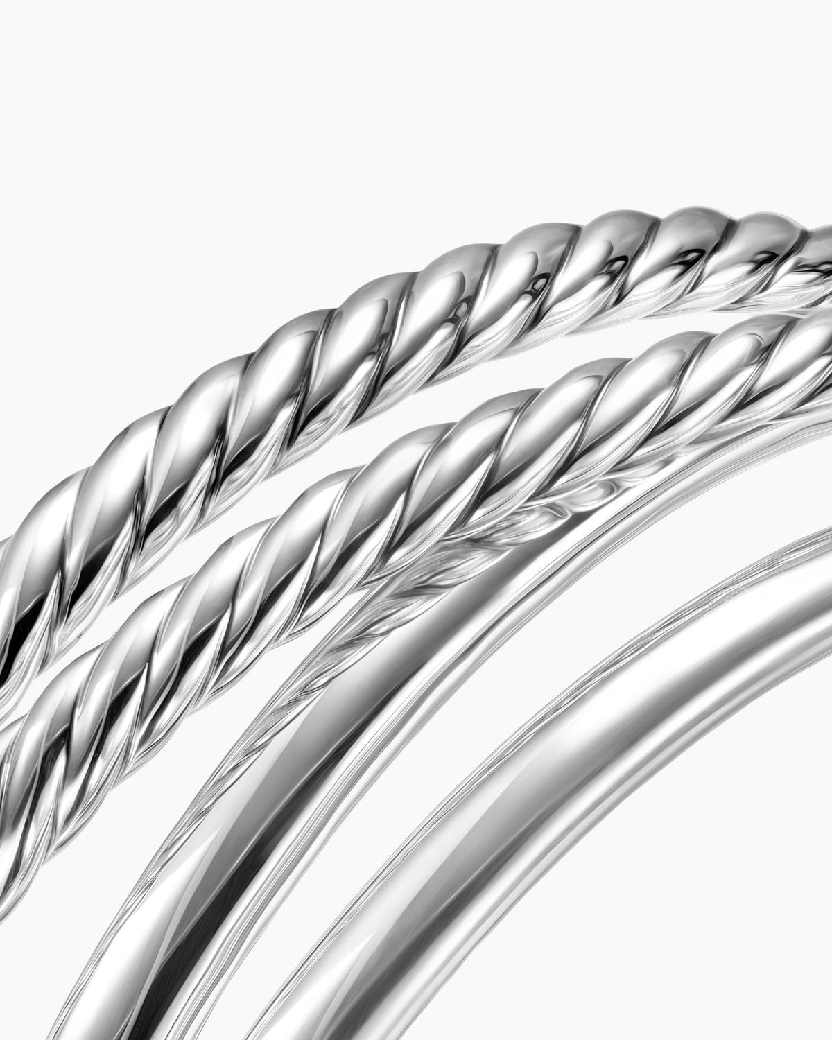 David Yurman Bold Crossover Multi Row Cuff Bracelet David Yurman Women’s