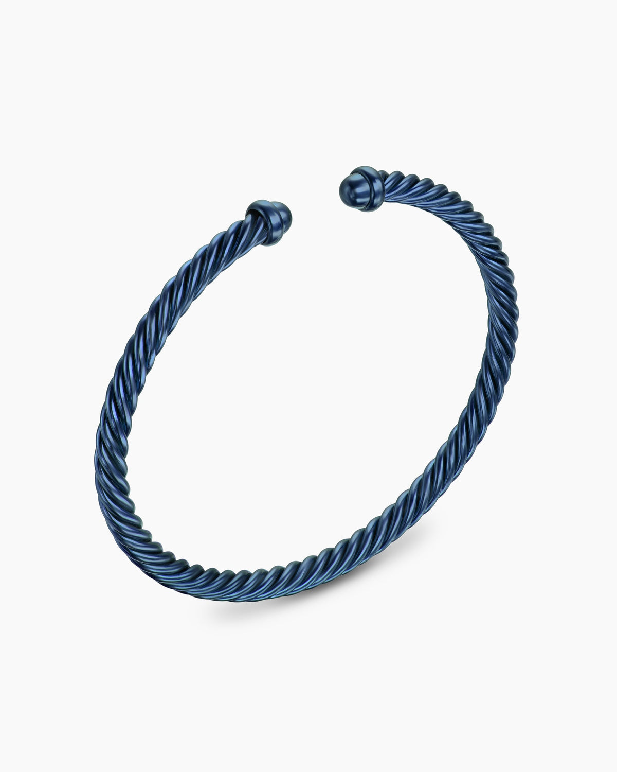 David Yurman Classic Cable Bracelet in Navy Aluminum, 4mm David Yurman Women’s