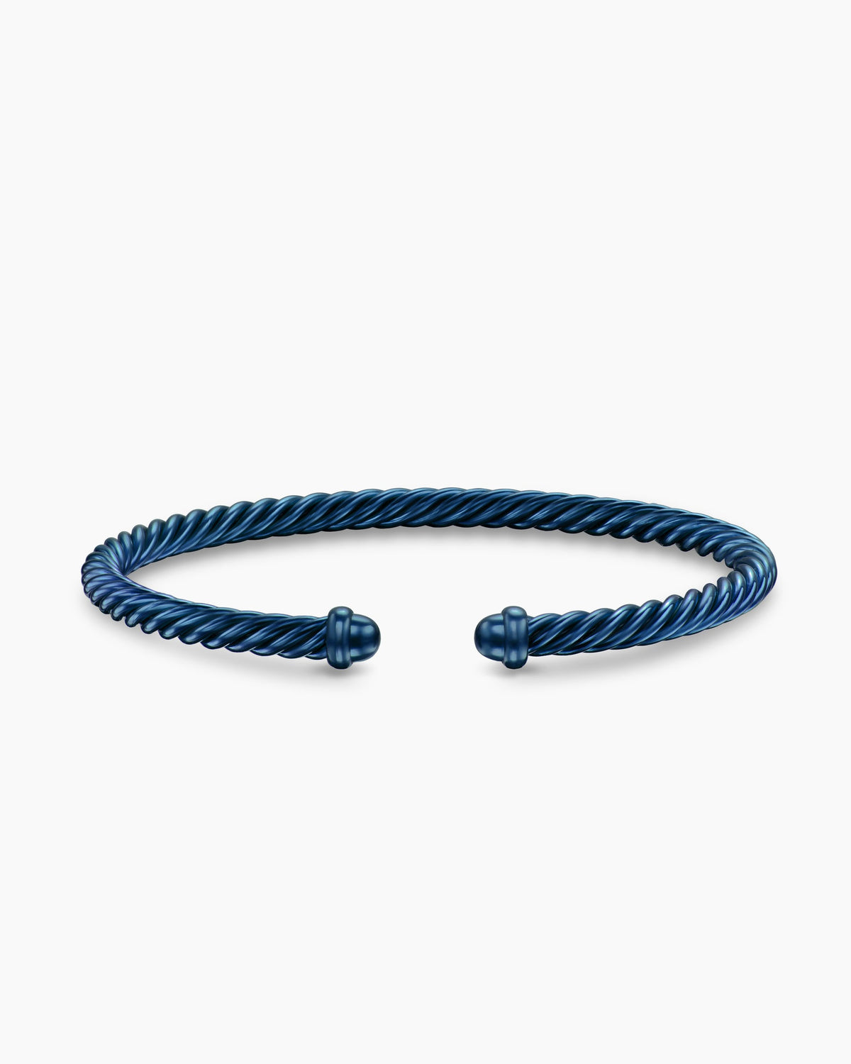 David Yurman Classic Cable Bracelet in Navy Aluminum, 4mm David Yurman Women’s