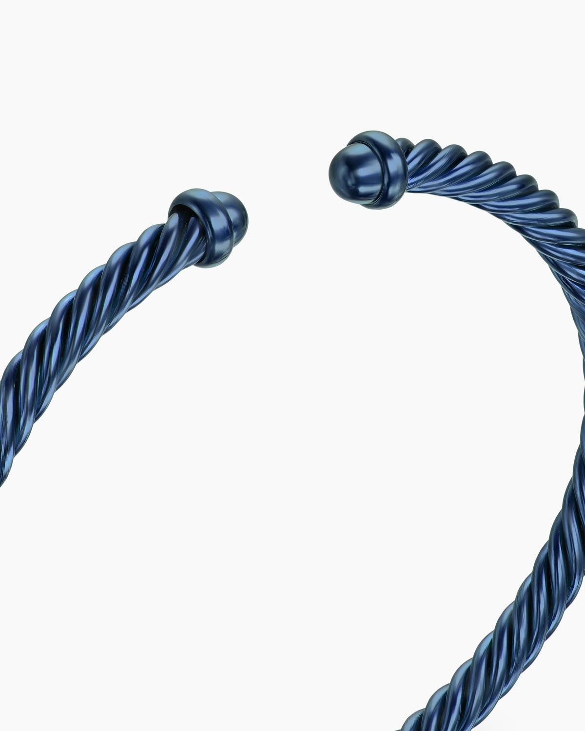 David Yurman Classic Cable Bracelet in Navy Aluminum, 4mm David Yurman Women’s