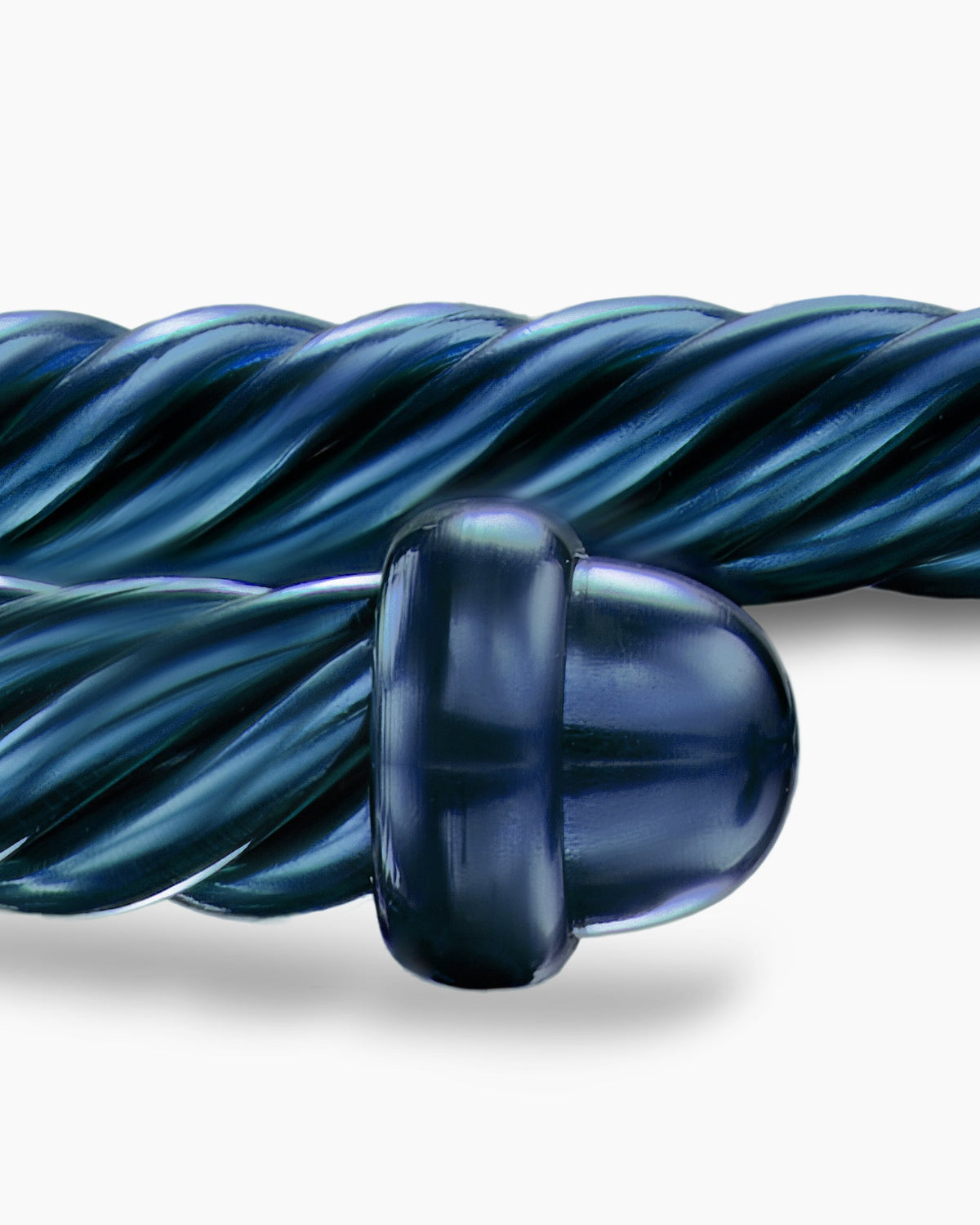 David Yurman Classic Cable Bracelet in Navy Aluminum, 4mm David Yurman Women’s