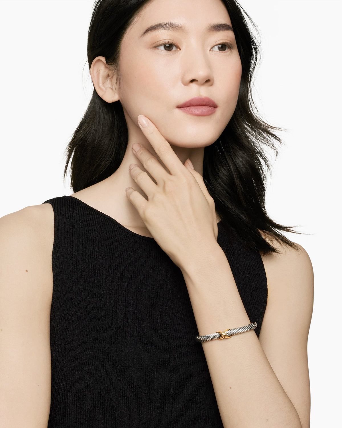 David Yurman X Classic Cable Station Bracelet David Yurman Women’s