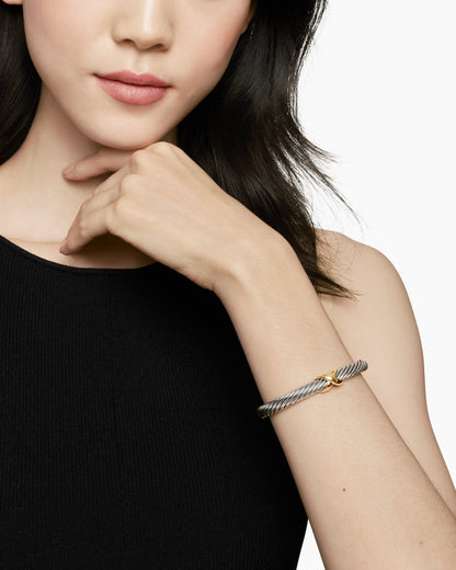 David Yurman X Classic Cable Station Bracelet David Yurman Women’s