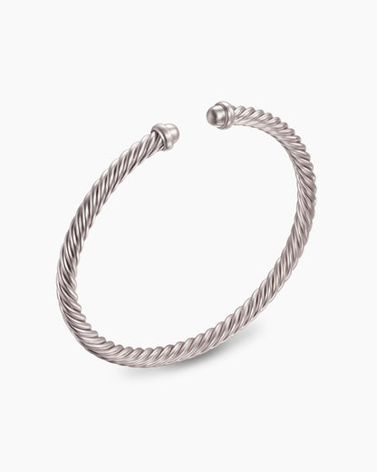 David Yurman Classic Cable Bracelet in Sand Aluminum, 4mm David Yurman Women’s