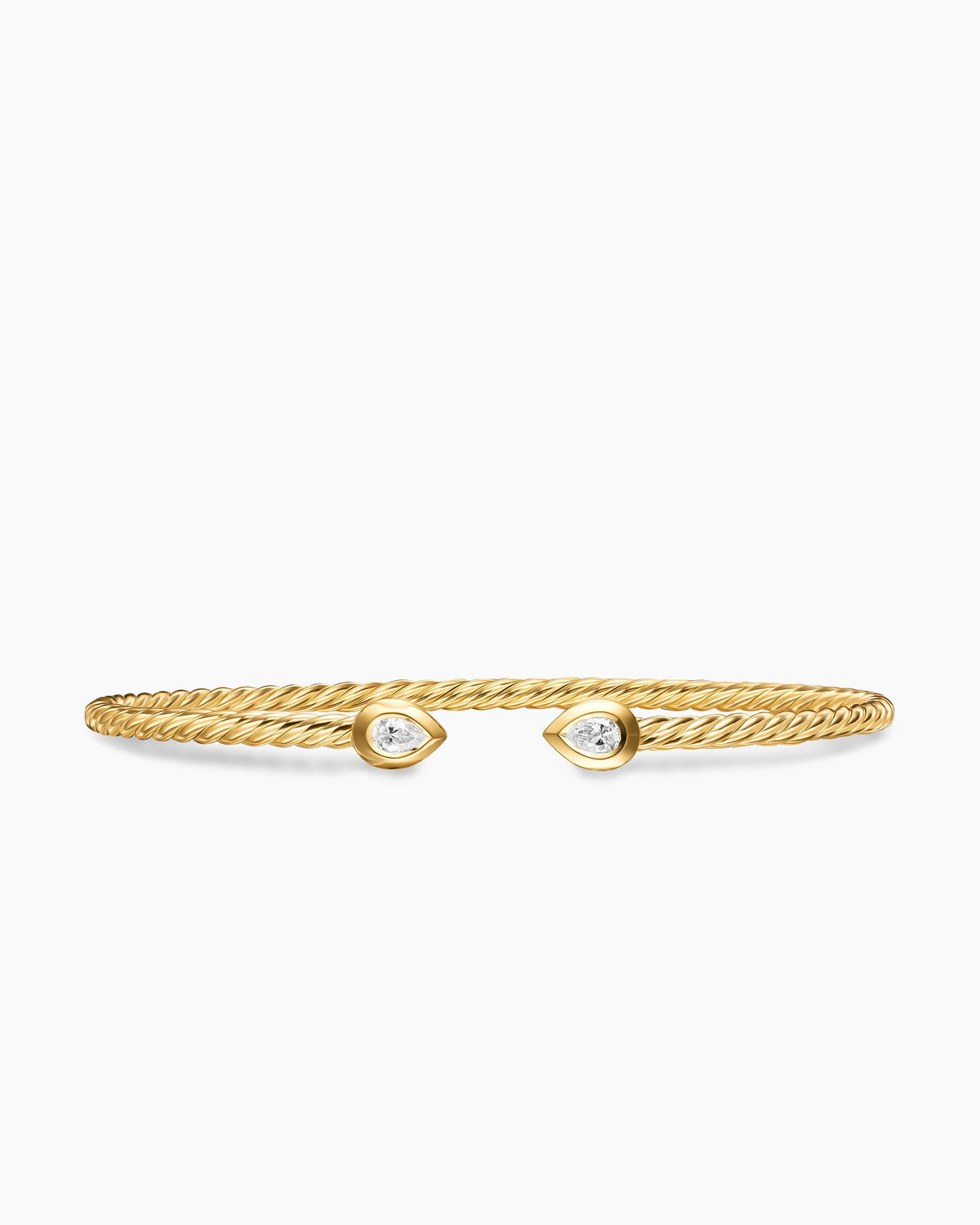 David Yurman Micro Cablespira Flex Pear Bracelet David Yurman Women’s