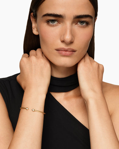 David Yurman Micro Cablespira Flex Pear Bracelet David Yurman Women’s