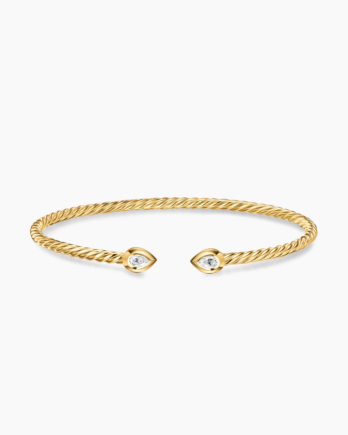 David Yurman Micro Cablespira Flex Pear Bracelet David Yurman Women’s