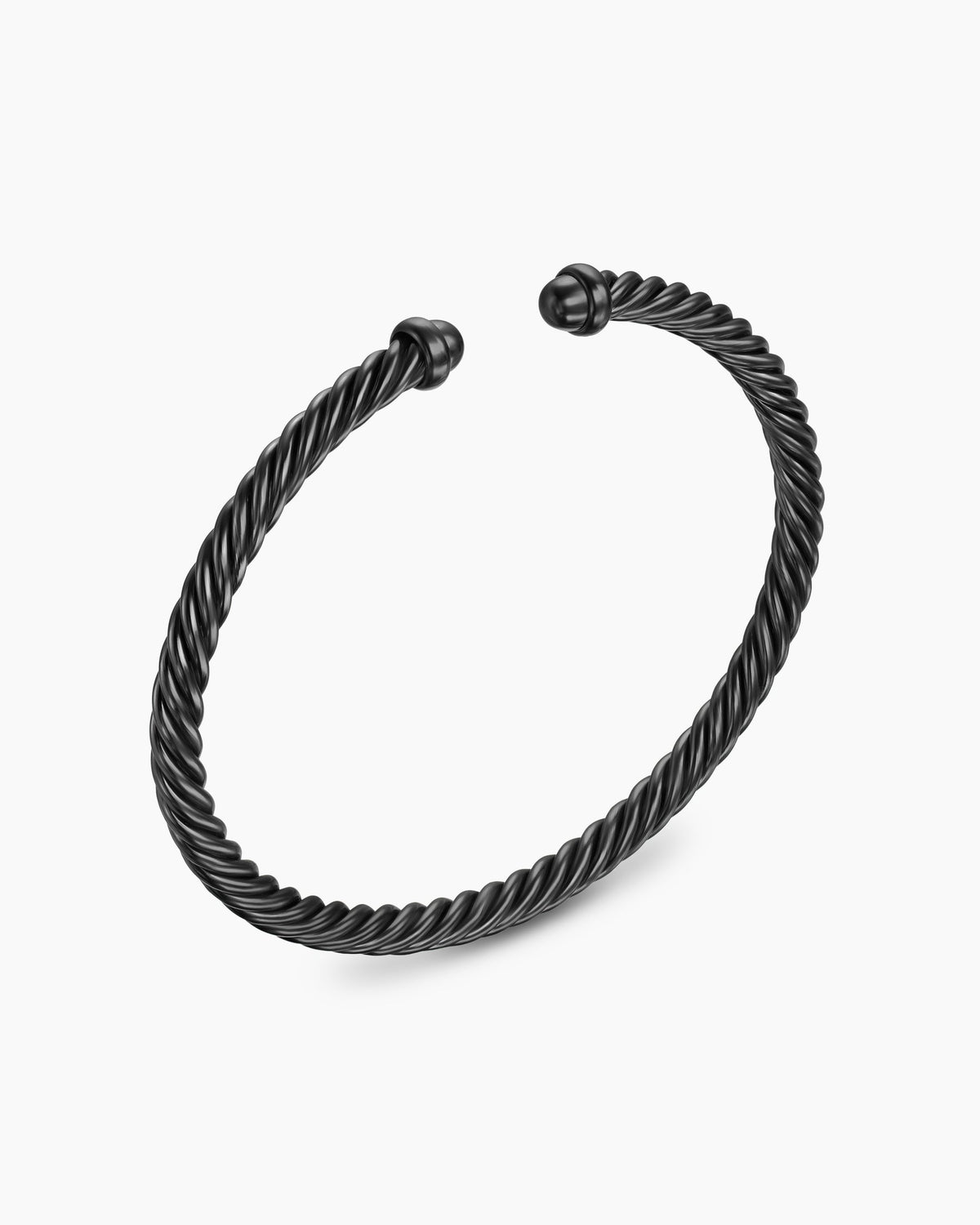 David Yurman Classic Cable Bracelet in Black Aluminum, 4mm David Yurman Women’s