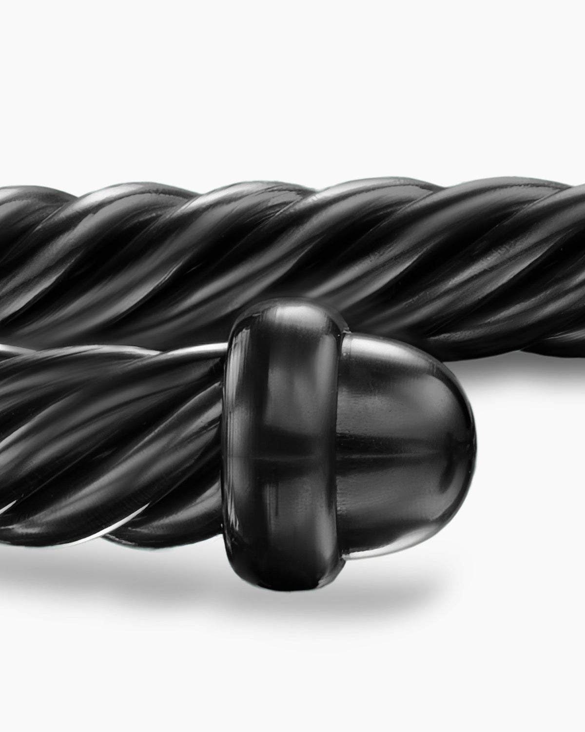 David Yurman Classic Cable Bracelet in Black Aluminum, 4mm David Yurman Women’s