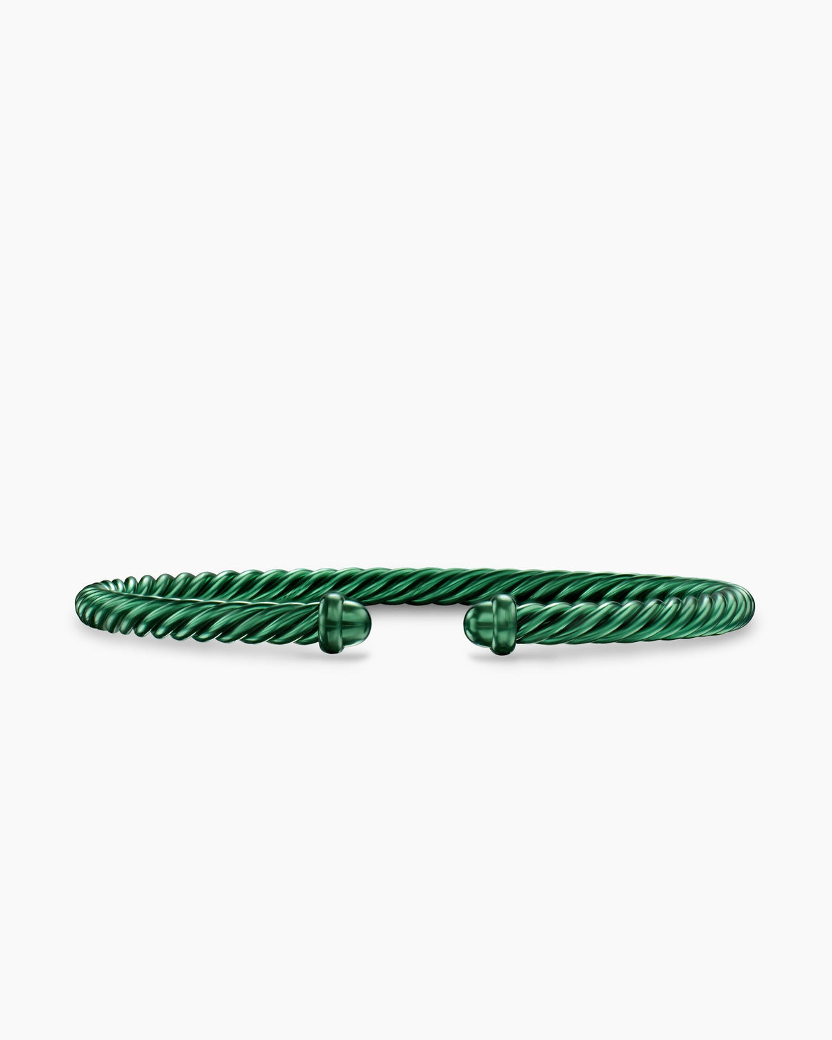 David Yurman Classic Cable Bracelet in Green Aluminum, 4mm David Yurman Women’s