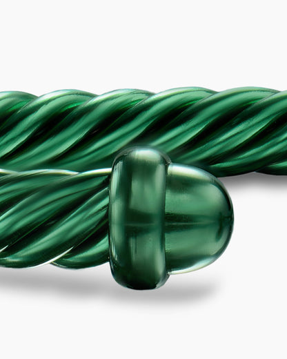 David Yurman Classic Cable Bracelet in Green Aluminum, 4mm David Yurman Women’s