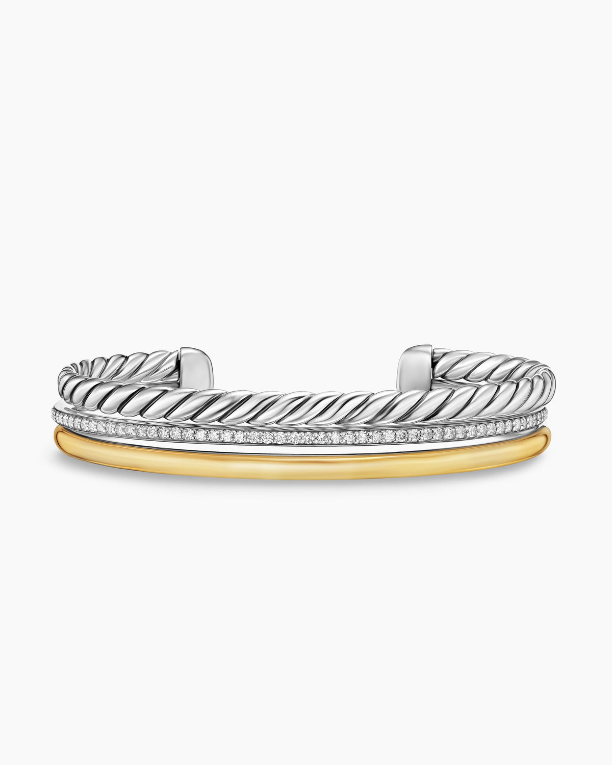 David Yurman DY Mercer Three Row Cuff Bracelet David Yurman Women’s