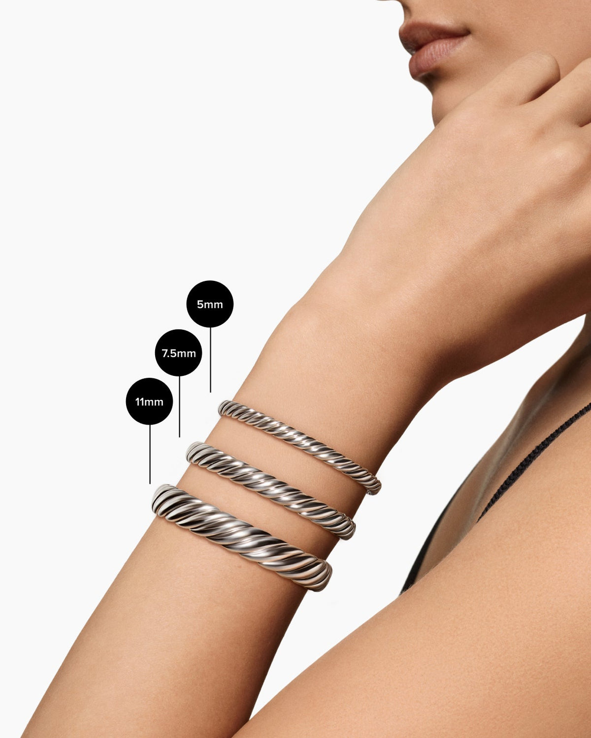 David Yurman Sculpted Cable Flex Bracelet David Yurman Women’s