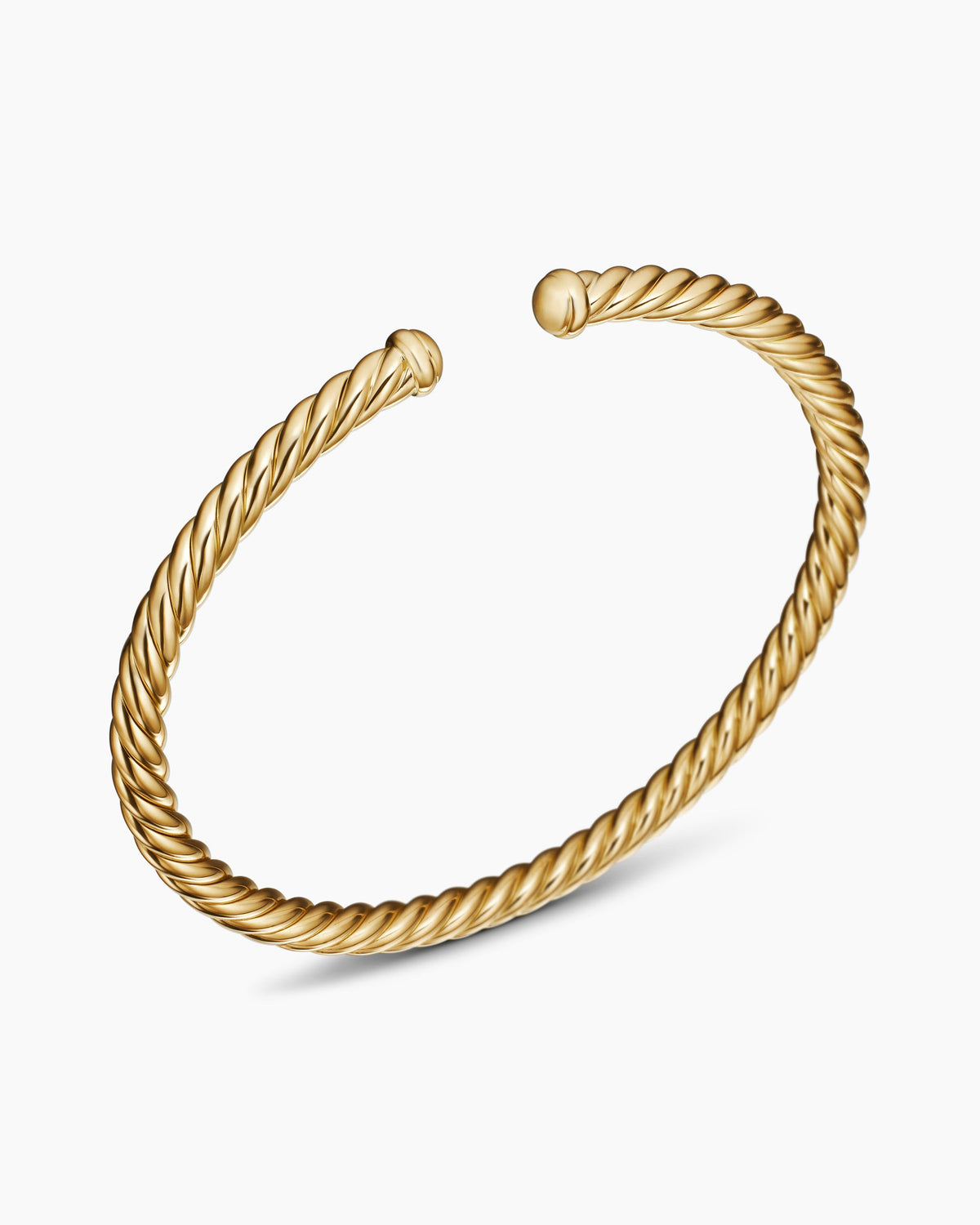 David Yurman Cablespira Flex Bracelet in 18K Yellow Gold, 4mm David Yurman Women’s