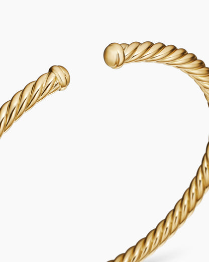 David Yurman Cablespira Flex Bracelet in 18K Yellow Gold, 4mm David Yurman Women’s