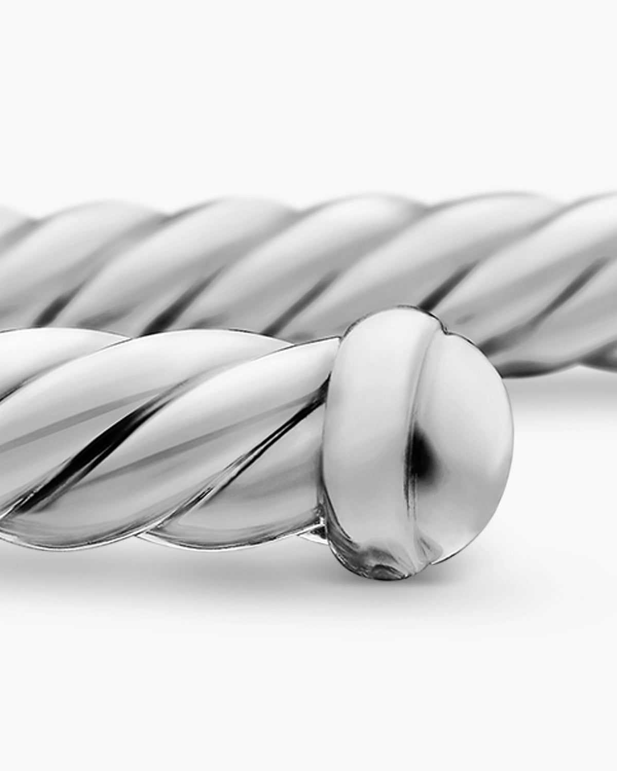 David Yurman Cablespira Flex Bracelet in 18K White Gold, 4mm David Yurman Women’s