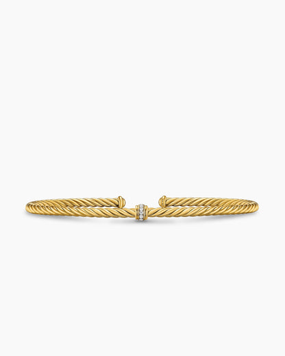 David Yurman Micro Cablespira Flex Center Station Bracelet David Yurman Women’s