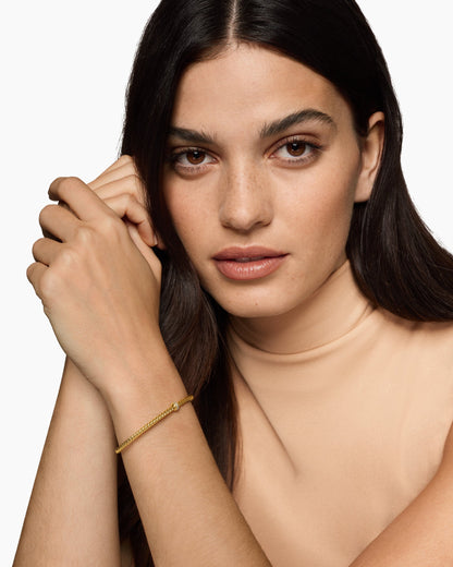 David Yurman Micro Cablespira Flex Center Station Bracelet David Yurman Women’s