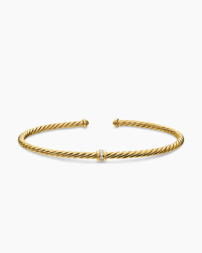 David Yurman Micro Cablespira Flex Center Station Bracelet David Yurman Women’s