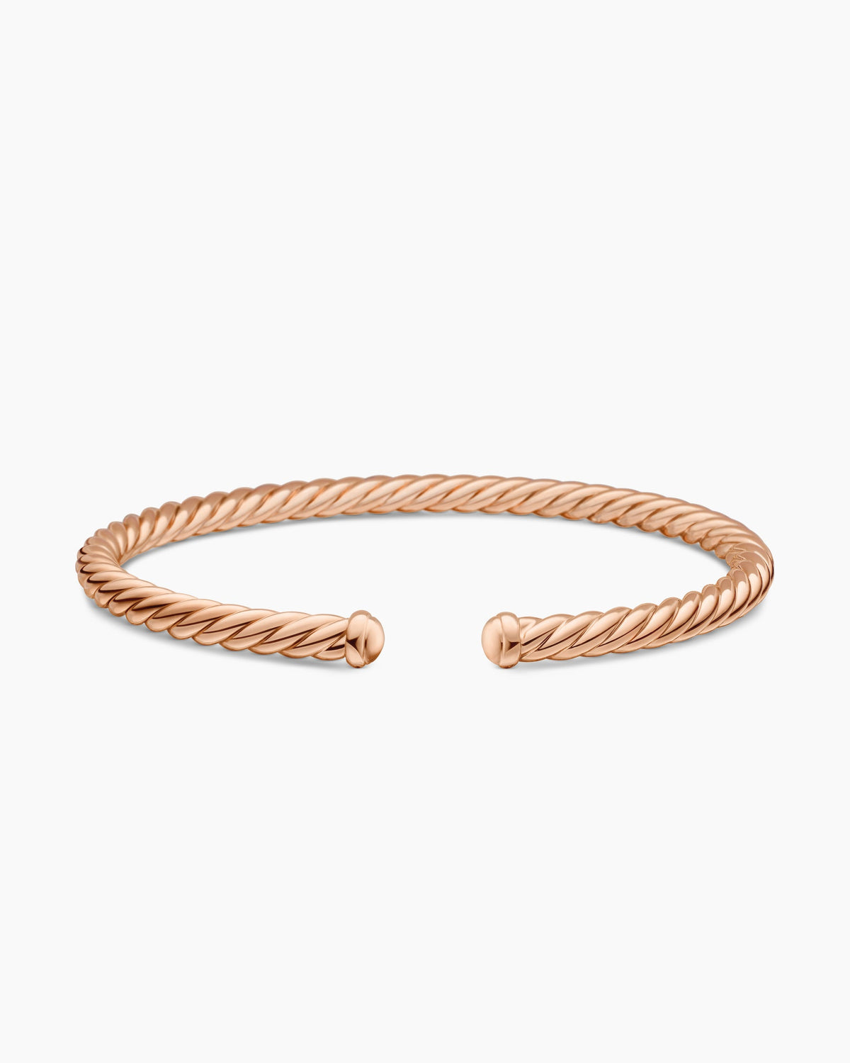 David Yurman Cablespira Flex Bracelet in 18K Rose Gold, 4mm David Yurman Women’s