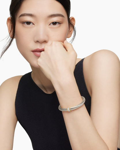 David Yurman Classic Cable Station Bracelet David Yurman Women’s