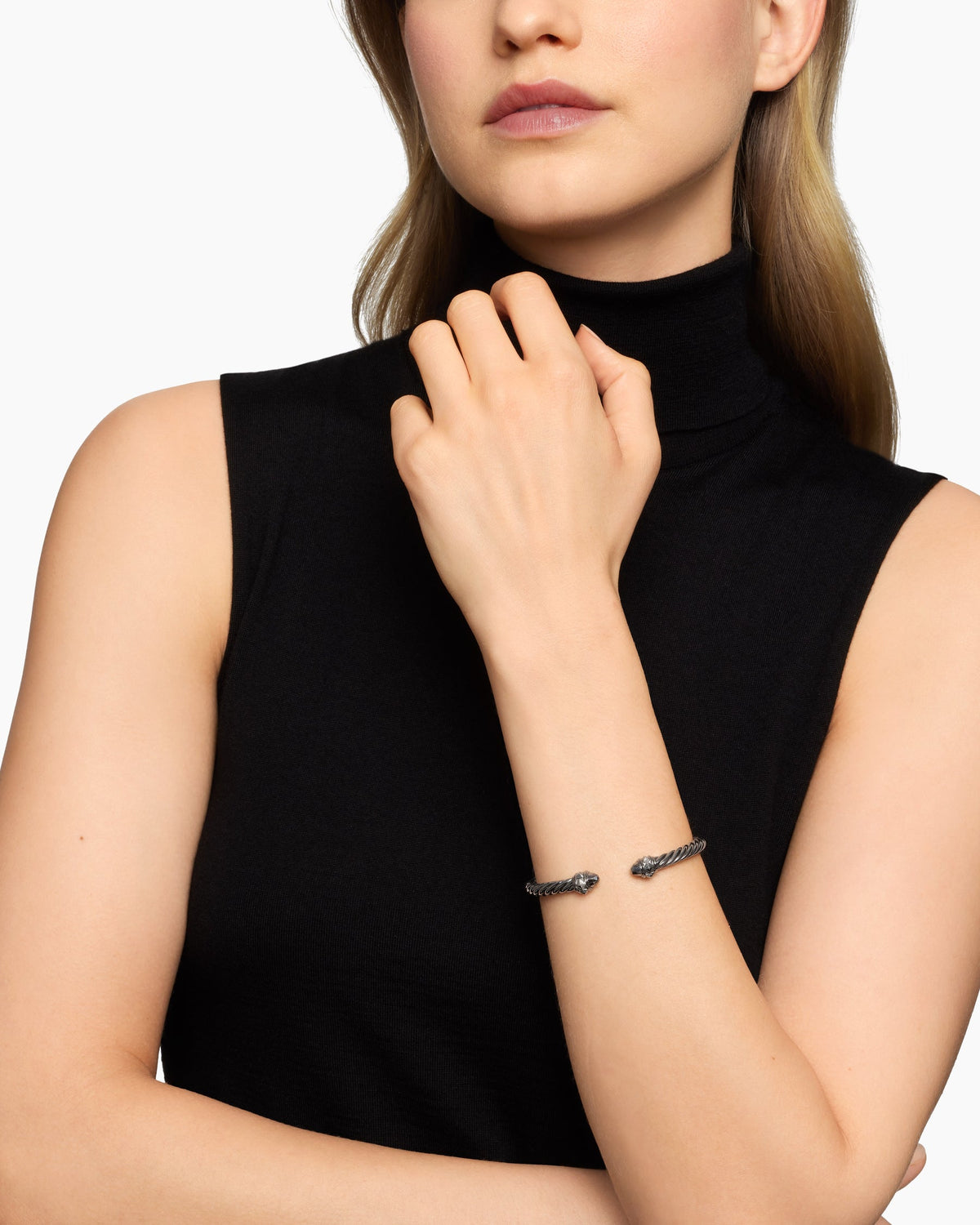 David Yurman Renaissance Classic Cable Bracelet in Blackened Silver, 5mm David Yurman Women’s