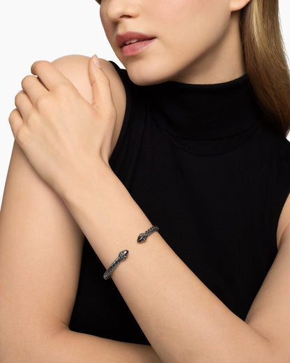 David Yurman Renaissance Classic Cable Bracelet in Blackened Silver, 5mm David Yurman Women’s