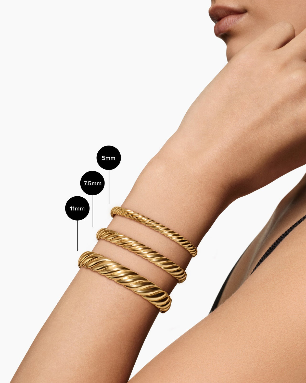 David Yurman Sculpted Cable Flex Bracelet David Yurman Women’s