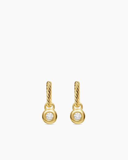 David Yurman Petite Cable Huggie Drop Earrings David Yurman Women’s