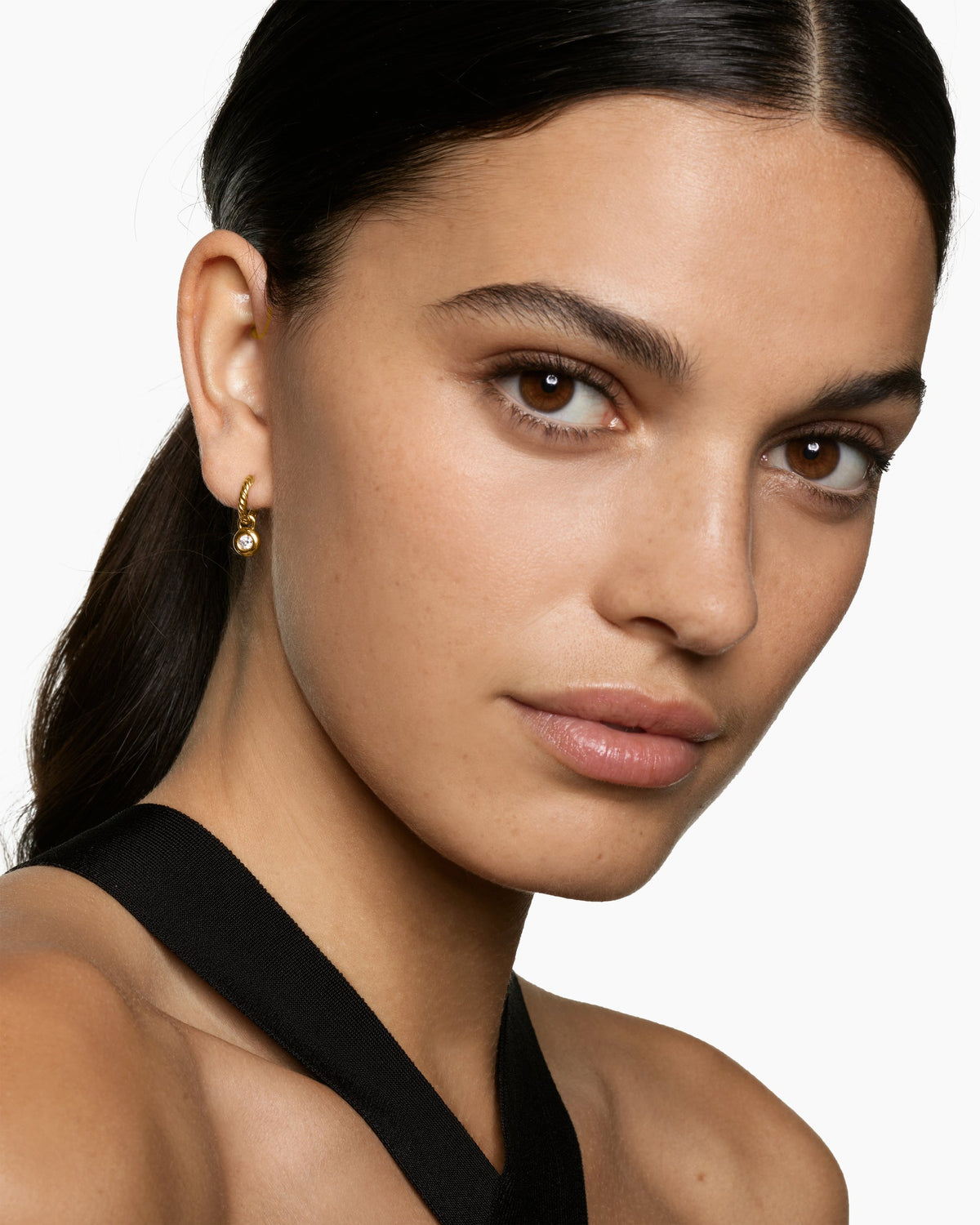 David Yurman Petite Cable Huggie Drop Earrings David Yurman Women’s