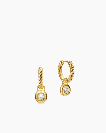 David Yurman Petite Cable Huggie Drop Earrings David Yurman Women’s