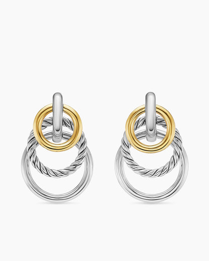 David Yurman DY Mercer Triple Ring Drop Earrings David Yurman Women’s