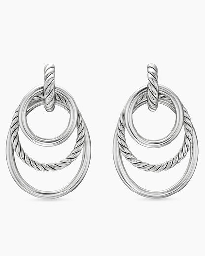 David Yurman DY Mercer Bold Triple Ring Drop Earrings David Yurman Women’s
