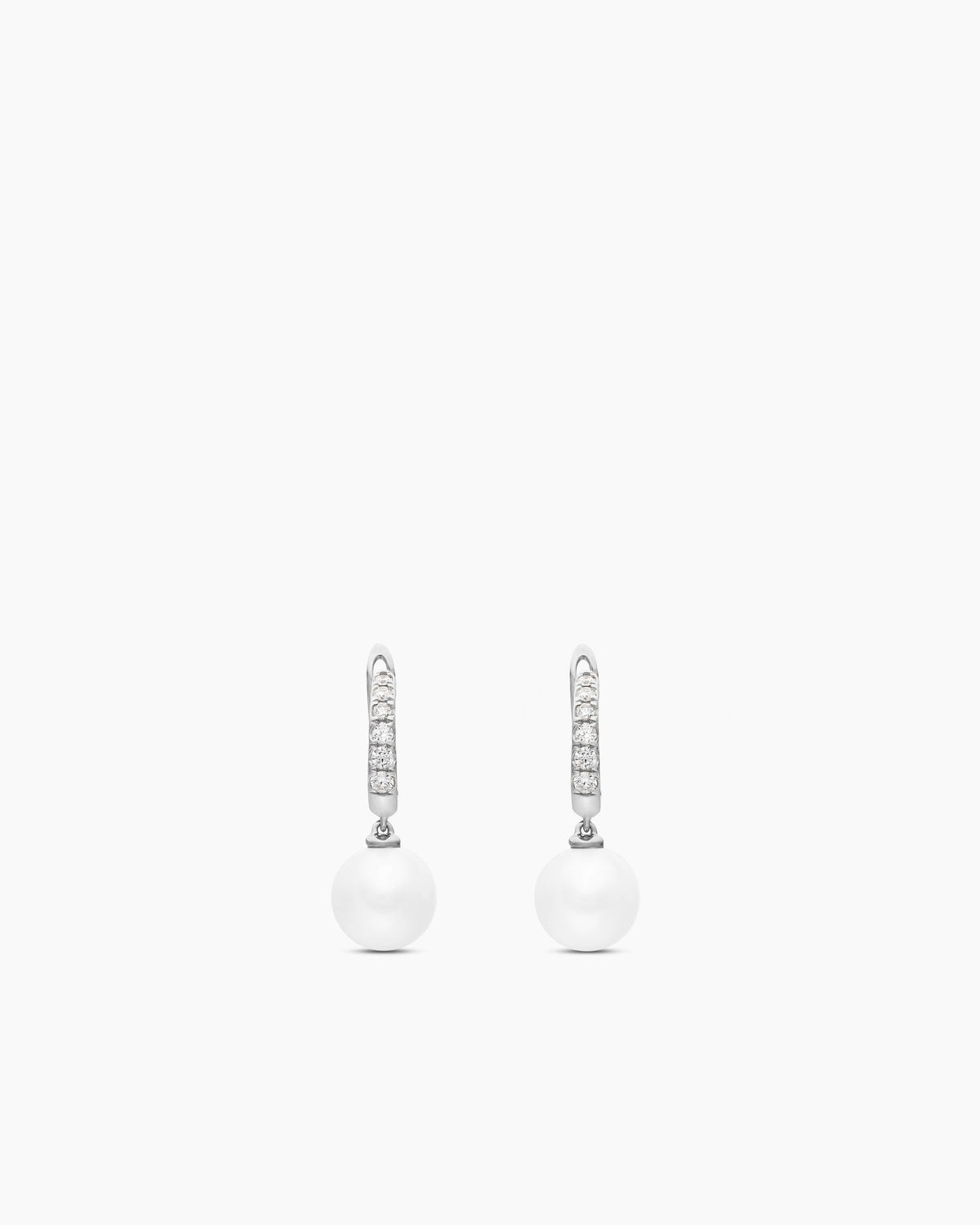David Yurman Pearl and Pavé Drop Earrings David Yurman Women’s