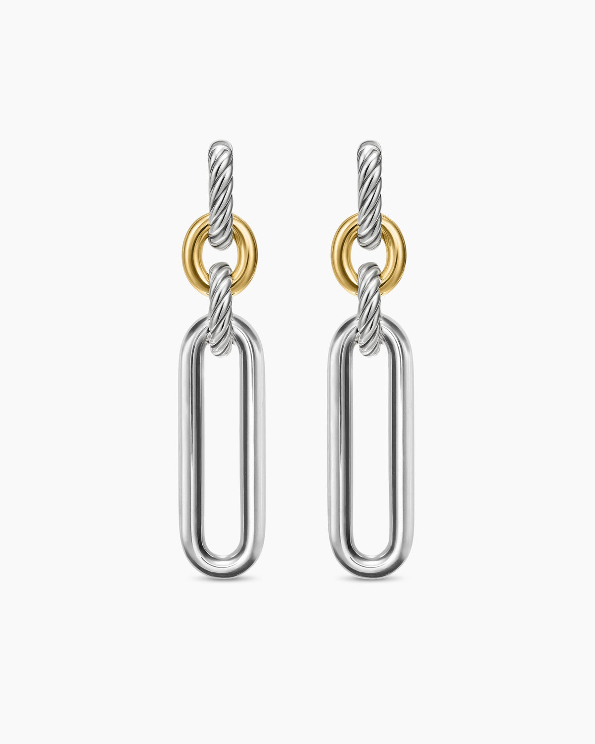 David Yurman Lexington Double Link Drop Earrings David Yurman Women’s
