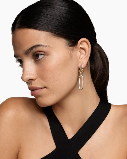 David Yurman Lexington Double Link Drop Earrings David Yurman Women’s