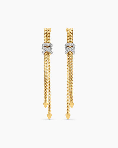 David Yurman Helena Box Chain Drop Earrings David Yurman Women’s