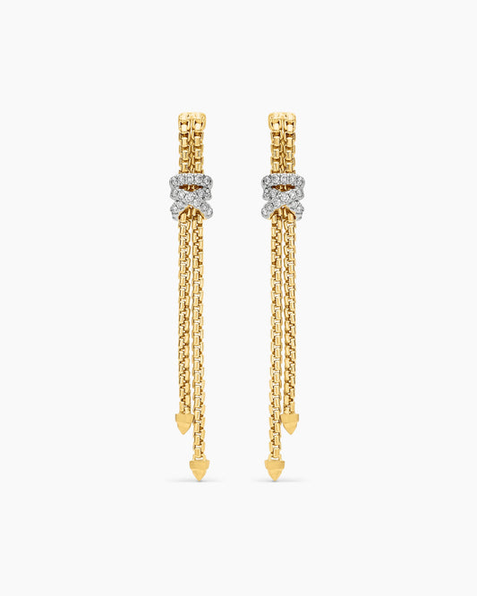 David Yurman Helena Box Chain Drop Earrings David Yurman Women’s