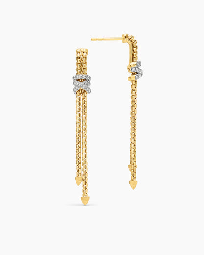David Yurman Helena Box Chain Drop Earrings David Yurman Women’s