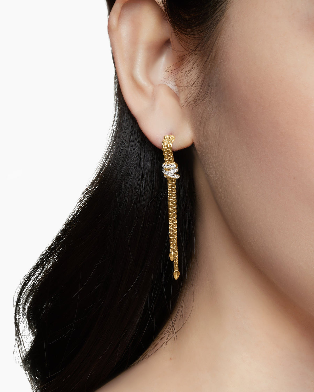 David Yurman Helena Box Chain Drop Earrings David Yurman Women’s