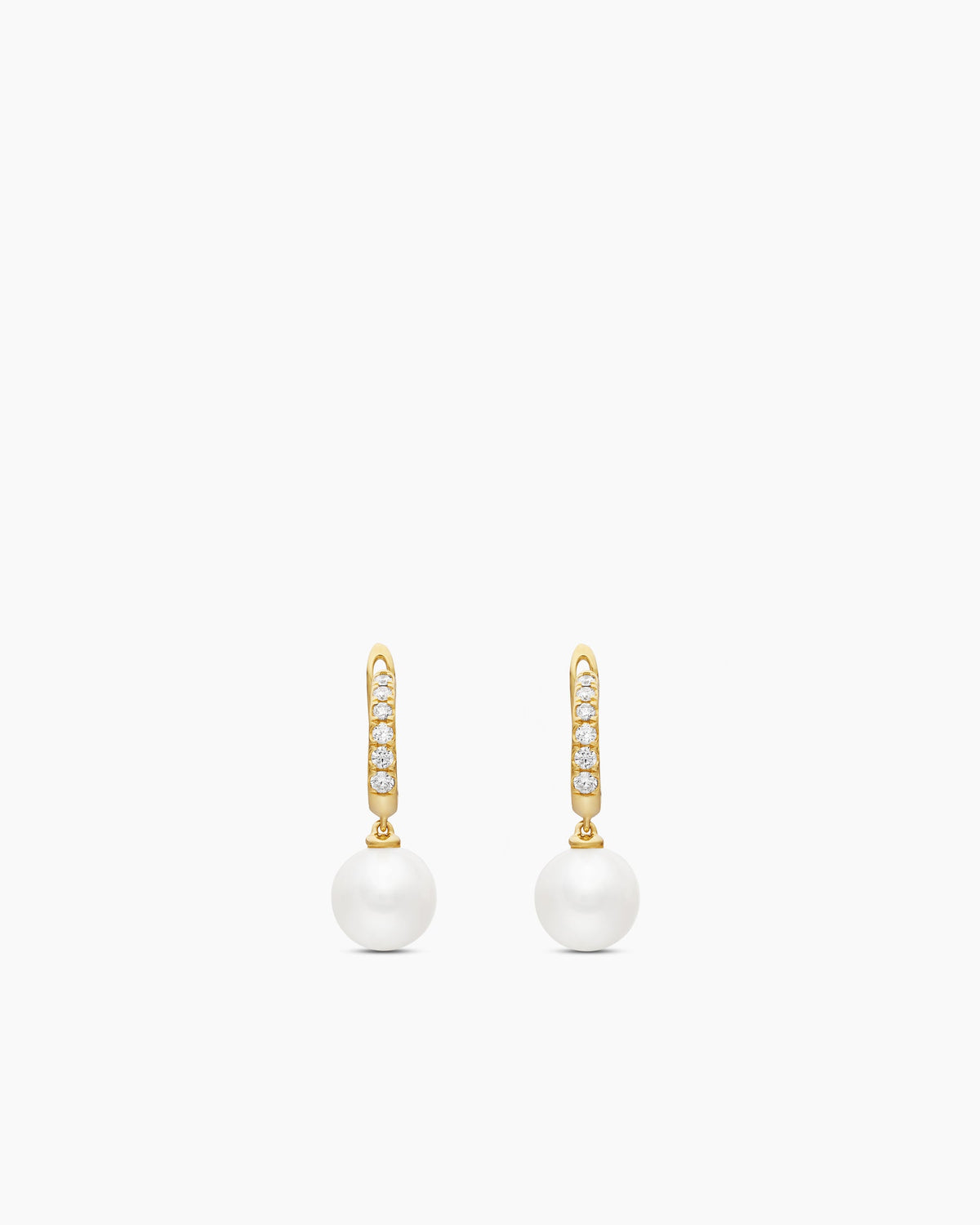 David Yurman Pearl and Pavé Drop Earrings David Yurman Women’s